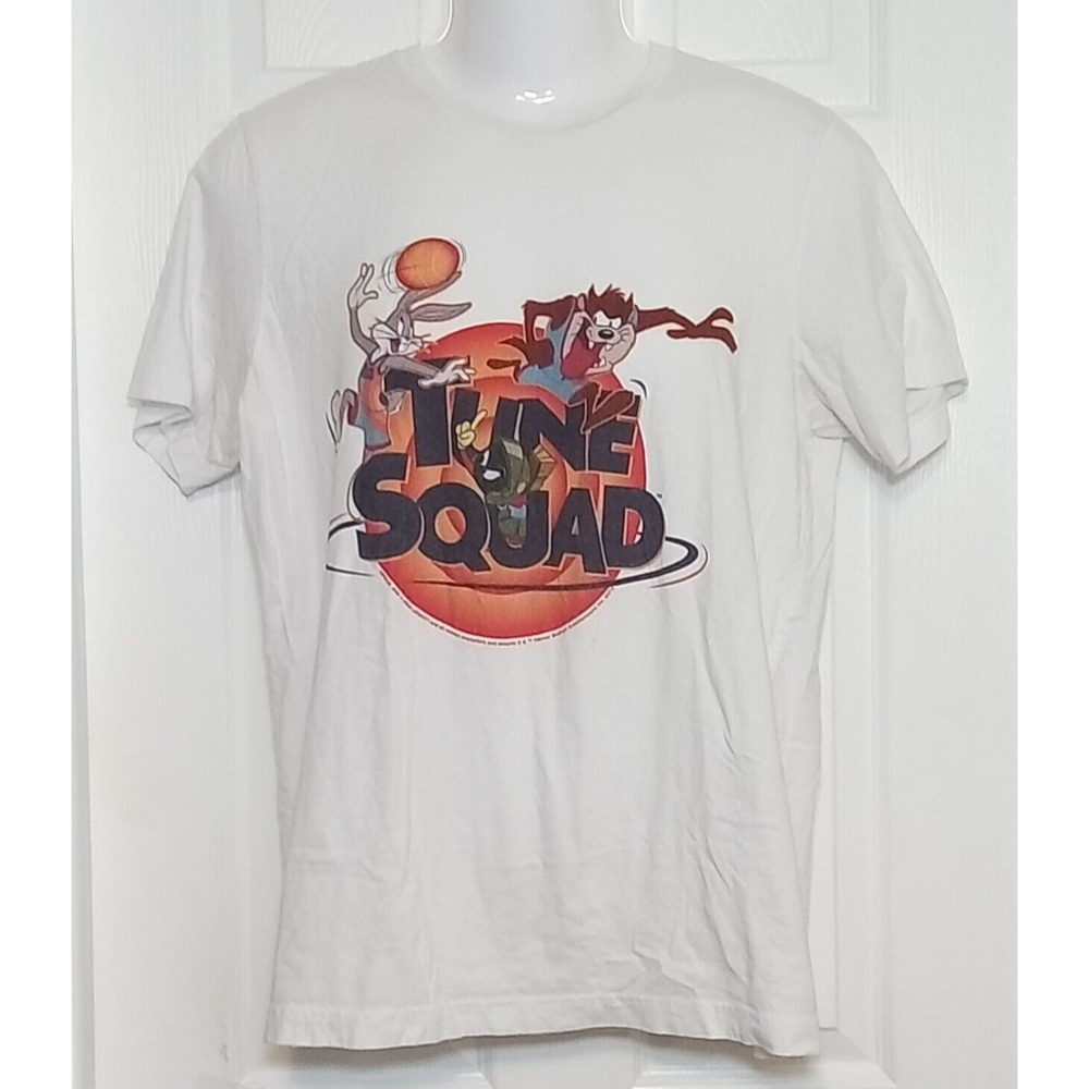 Space Jam White SS T-Shirt Large